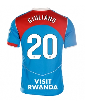 Billige Fotballdrakt Atletico Madrid Giuliano Simeone #20 Replika Tredjedrakt Dame 2025-26 Kortermet Billige Fotballdrakt Atletico Madrid Giuliano Simeone #20 Replika Tredjedrakt Dame 2025-26 Kortermet